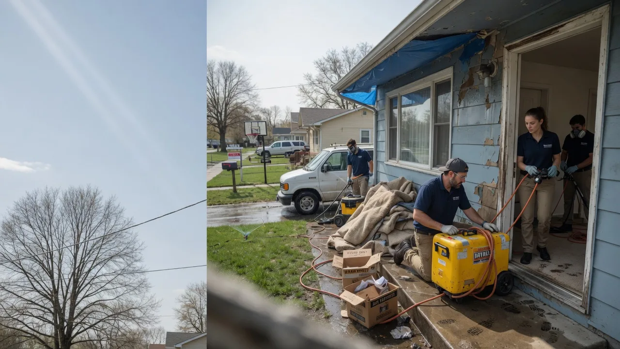 Basement Flood Cleanup in Williamstown, OH near me